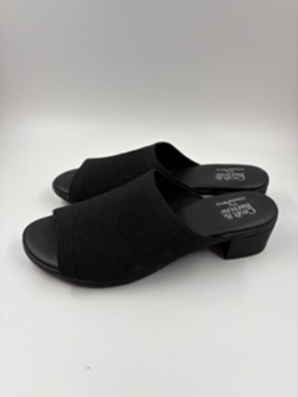 Aldo Slide Sandals with Stretchy Knit Upper and a Block Heel Size 5M